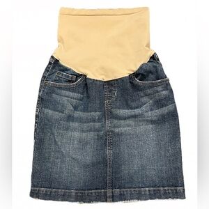 💕 Indigo Blue Maternity Denim Skirt | Jean Skirt | Color Blue | Size Small